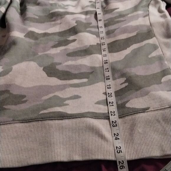 Aerie  Women Sweatshirt  Pullover Camo Crewneck Relaxed Stretch Preppy S… - Picture 16 of 16
